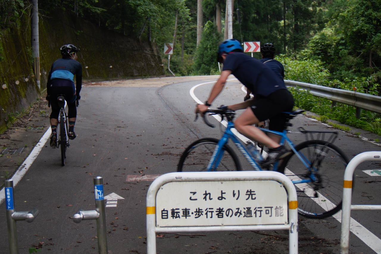 佐々里峠 自転車