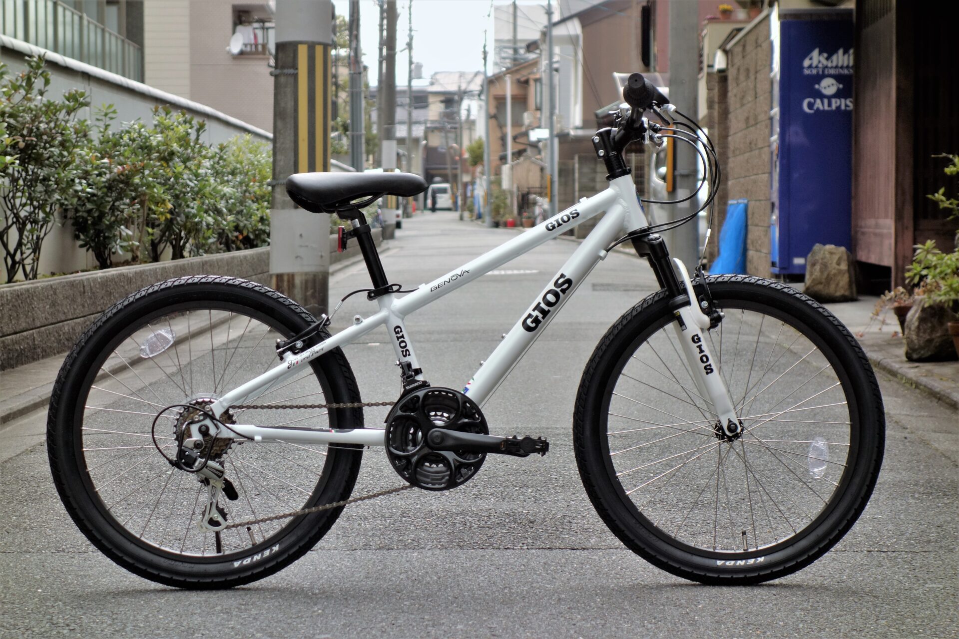 オシャレでカッコいいキッズマウンテンバイク Gios Genova 22インチ 京都の中古自転車 新車販売 サイクルショップ エイリン