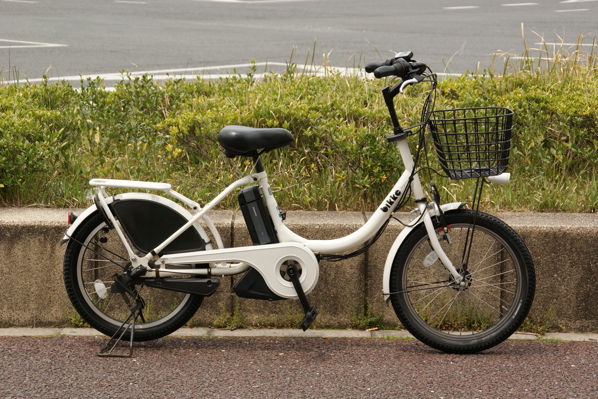 【お買い得！子供乗せ対応中古電動アシスト自転車】Bridgestone bikke e ビッケe【2012年USED】 | 京都の中古自転車