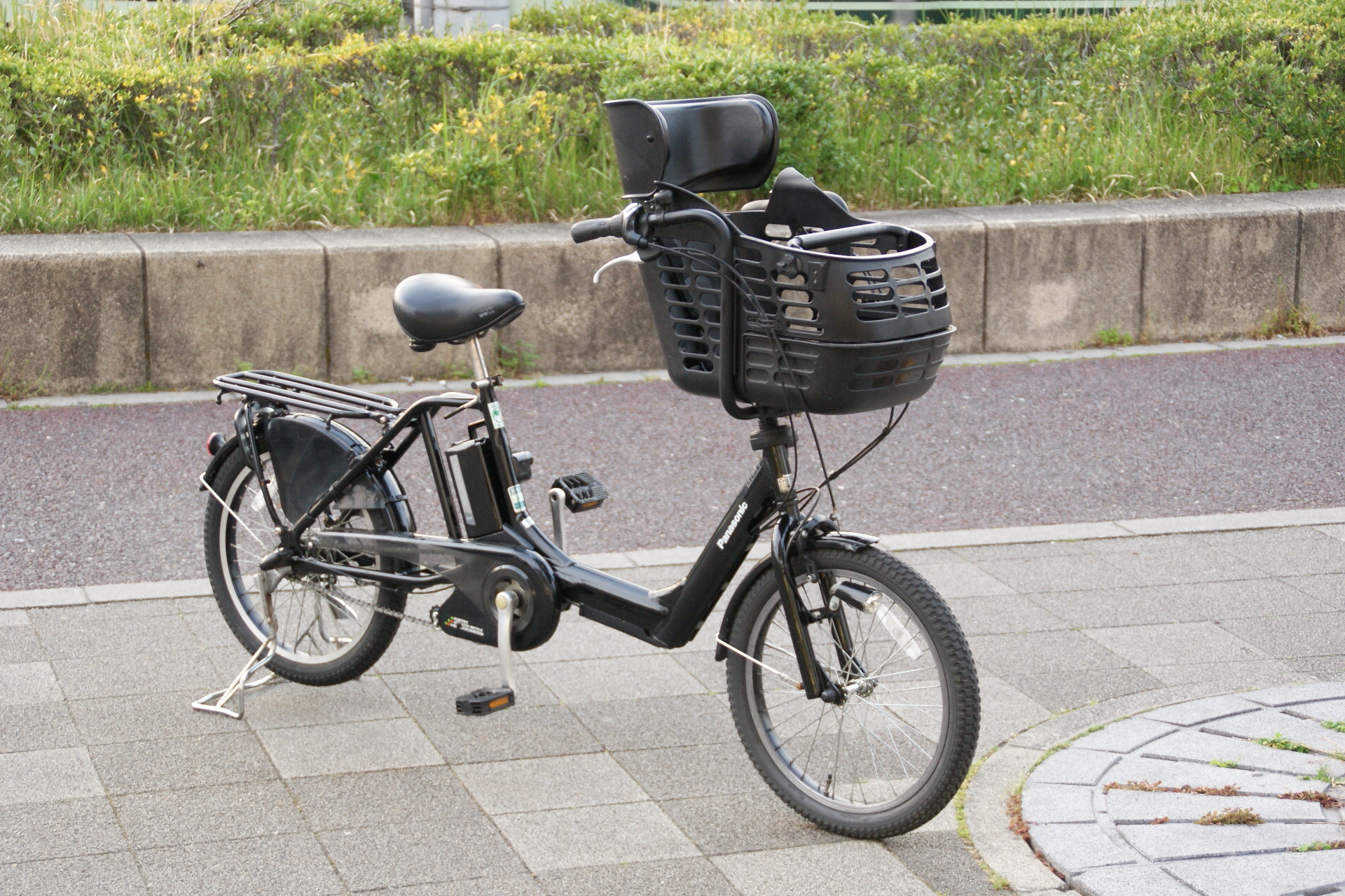 前子供乗せ電動自転車Panasonic Gyutto mini3人乗り対応☆98 - 自転車本体