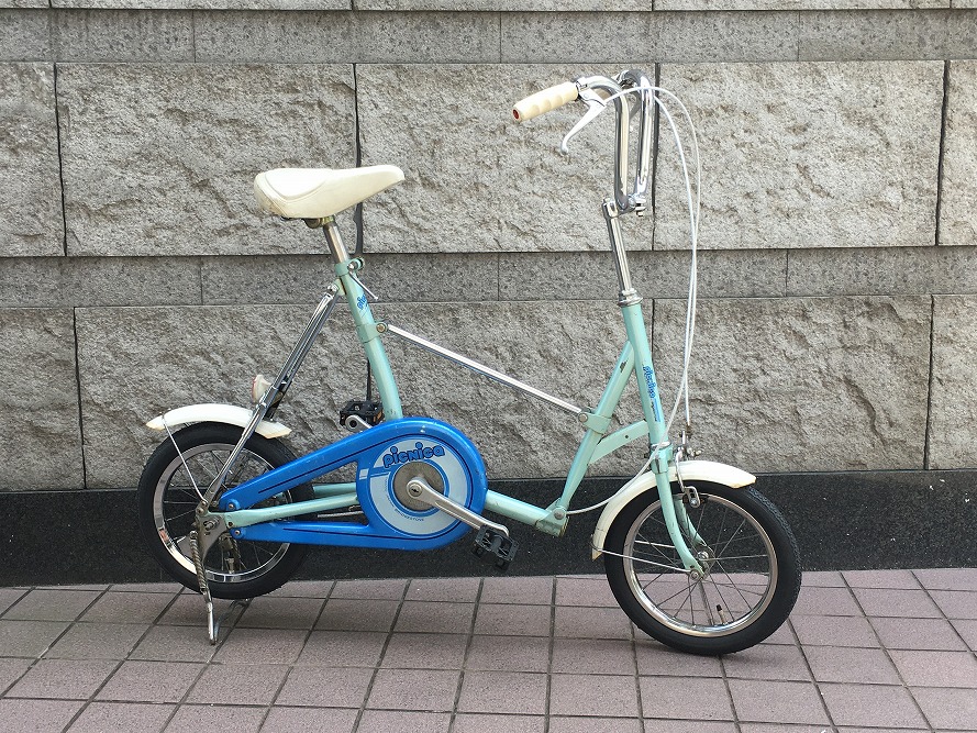 通販日本製折り畳み自転車 ブリヂストン ワンタッチピクニカ Picnica 未整備ですが乗れました。引取可・発送可 16インチ未満